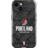 NBA Portland Trail Blazers Dark Rust iPhone 15 Impact Case